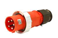 CEE steker 5p 125A 400V 6h rood IP67 Bals EVENT schroef