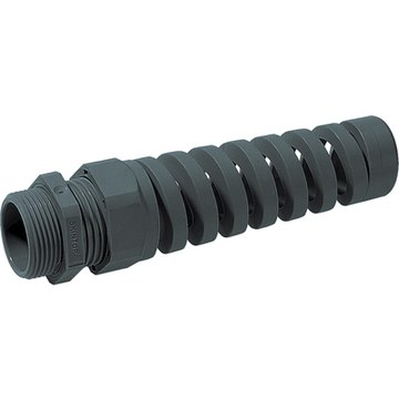 spiraalwartel PA IP68 M16 doorlaat  4.5-10mm tap=9mm zwart Skintop