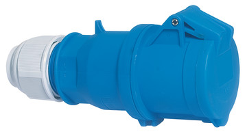 CEE koppeling 3p  32A 230V 6h blauw IP44 Bals QuickConnect