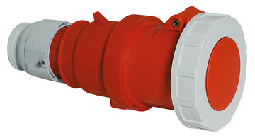 CEE koppeling 4p  63A 400V 6h rood IP67 Bals schroef