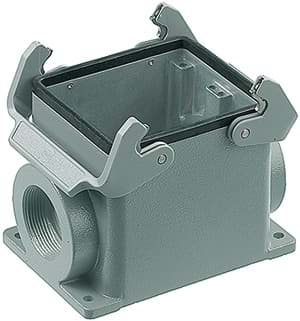 Han 32B-2LOCK opbouw hoog 1xPG29 grijs