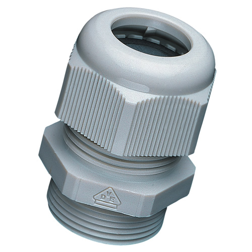 wartel kunststof IP68 PG16 doorlaat 10-14mm tap=10mm lichtgrijs EPN250
