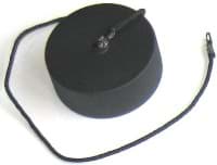 metal cap black T40-02 female