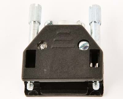 D-sub behuizing  9p UNC zwart