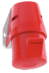 CEE wcd-opbouw 5p  16A 400V 6h rood IP44 Bals QuickConnect