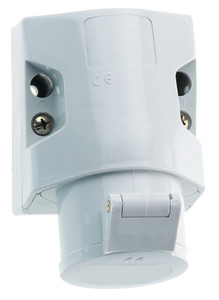 CEE wcd-opbouw 3p  16A  42V 12h grijs IP44 Bals QuickConnect