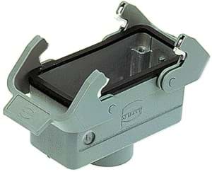 Han 24B-2LOCK koppelhuis laag top-invoer M32 grijs