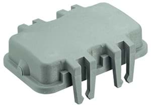 Han 10B-2LOCK kap tbv kabelhuis [kunststof] grijs