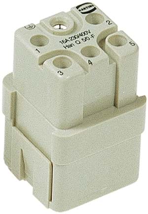 Han  3A insert Q 5p+a female krimp