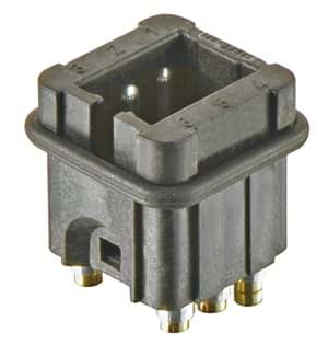 Han  3A insert Staf 6p female schroef