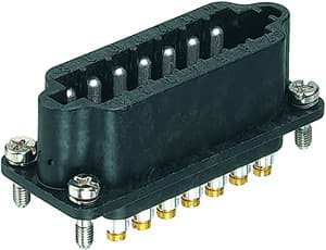 Han 10A insert Staf 14p female schroef