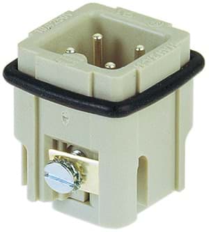 Han  3A insert A 3p+a male schroef
