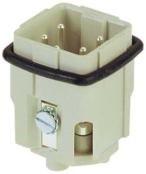 Han  3A insert A 4p+a male schroef