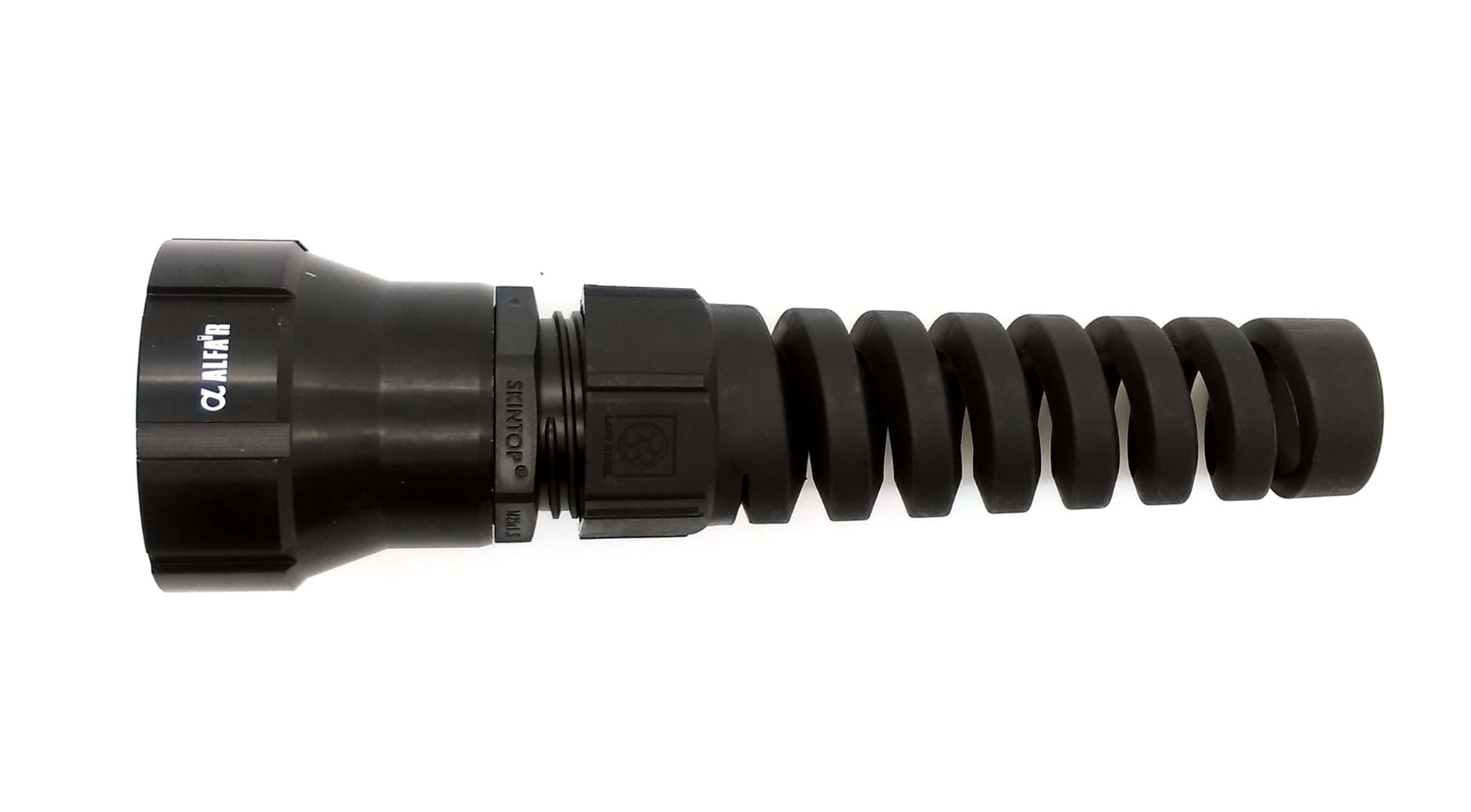 backshell T30 black d9-17 spiral gland (M25-version)