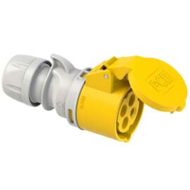 CEE koppeling 4p  16A 110V 4h geel IP44 PCE