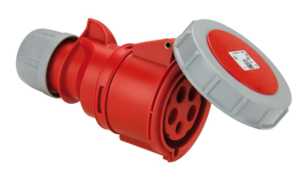 CEE koppeling 5p  32A 400V 6h rood IP67 PCE