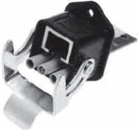 Han  3A-1LOCK Hybrid RJ45/RJ45 300V AC aanbouw