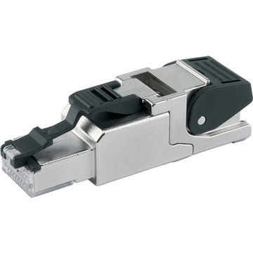 RJ45 field connector CAT6A met klem 5,0-9,0mm AWG24-22/1 AWG26-22/7