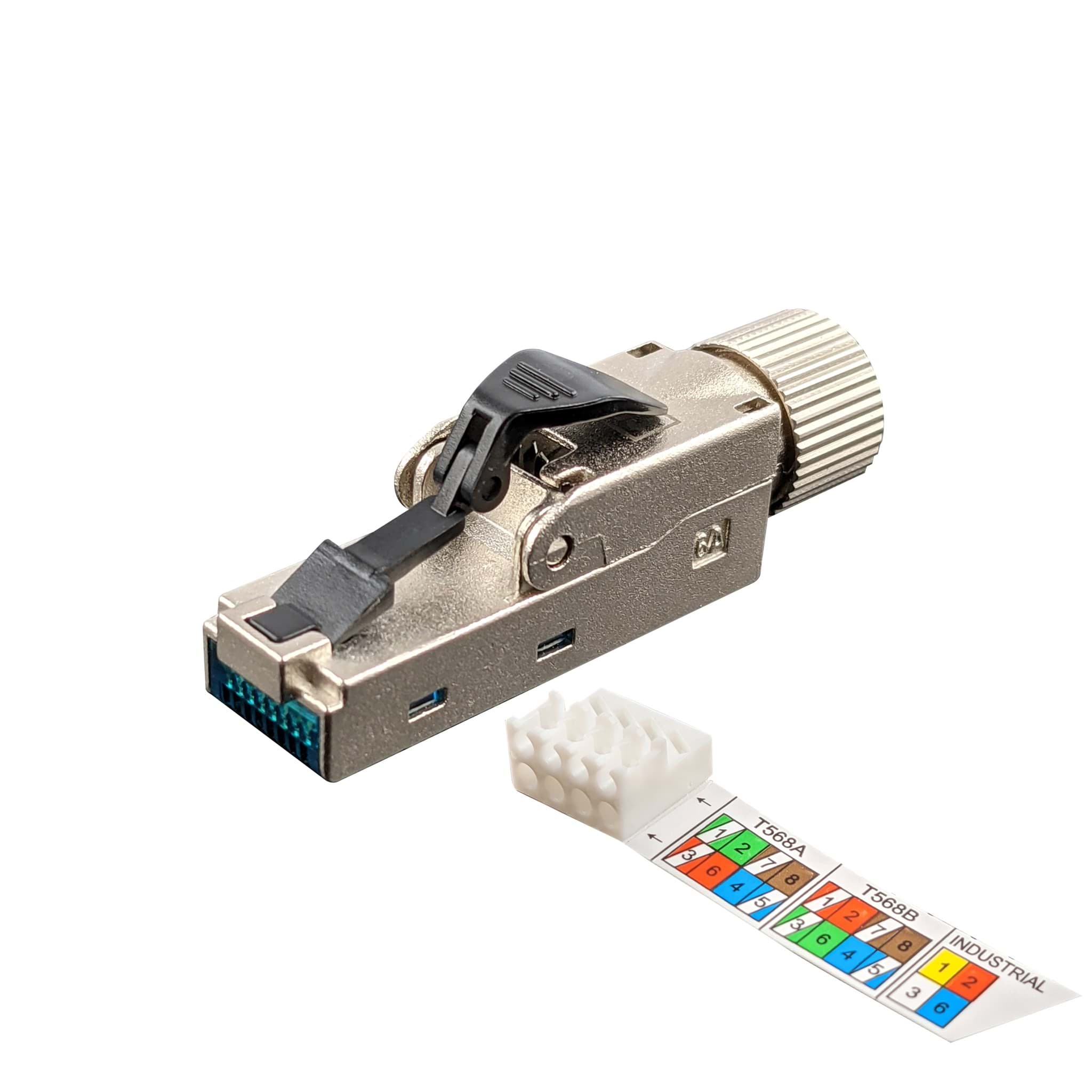 RJ45 field connector 10G CAT6A/CAT7 Pro-Grade Ultra Slim SCP