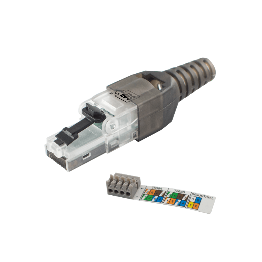 RJ45 field connector 10G CAT6A/CAT7 Pro-Grade Unshielded