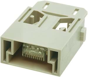 Han module RJ45 male voor RJ45 krimp connectoren