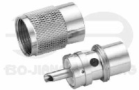 UHF kabeldeel soldeer 6mm kabel