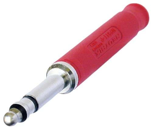 BANTAM phoneplug krimp/rood