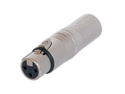 adapter DMX XLR 3p female <> 5p male (twist pin 2-3)