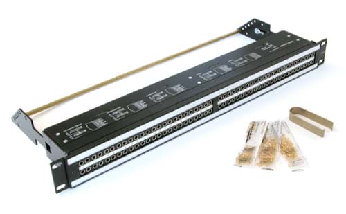 patchpanel 2x48TT Bantam/12x D-sub50