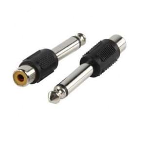adapter jack 6.3mm male <> RCA female