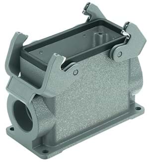 Han 16B-2LOCK opbouw hoog 1xPG21 grijs