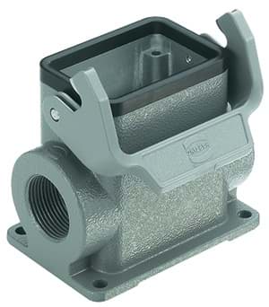 Han  6B-1LOCK opbouw hoog 2xM25 grijs