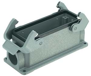 Han 24B-2LOCK opbouw laag 1xM25 grijs