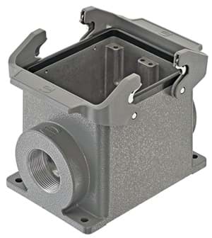 Han 32B-2LOCK opbouw hoog 2xM40 grijs