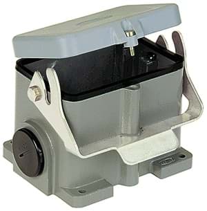 Han 48B-1LOCK opbouw hoog 2xM40 + kap-PVC grijs