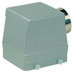 Han 32B-2LOCK kabelhuis hoog zij-invoer PG36 grijs