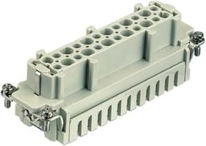 Han 24B insert E 24p female veerklem