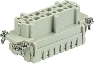 Han 16B insert E HMC 16p female krimp