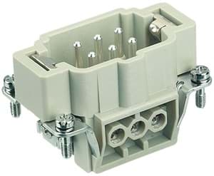 Han  6B insert E 6p male schroef