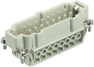 Han 16B insert E 16p male schroef nummering 17-32