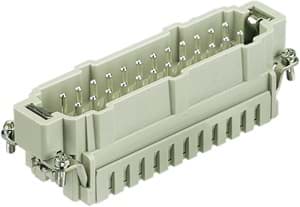 Han 24B insert E 24p male veerklem