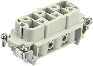 Han 16B insert HsB 6p 35A female schroef