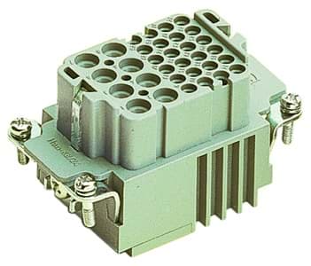 Han 10B insert K24/8 32p 4xpin-E+ 24xpin-D female crimp