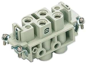Han 16B insert K4/2 80/16A female schroef