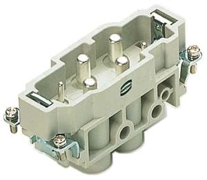 Han 16B insert K4/2 80/16A male schroef