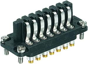 Han 10A insert Staf 14p male schroef