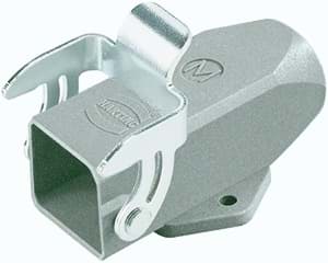 Han  3A-1LOCK opbouw haaks M20 metaal grijs