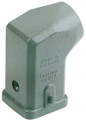 Han  3A-1LOCK kabelhuis zij-invoer PG11 metaal grijs