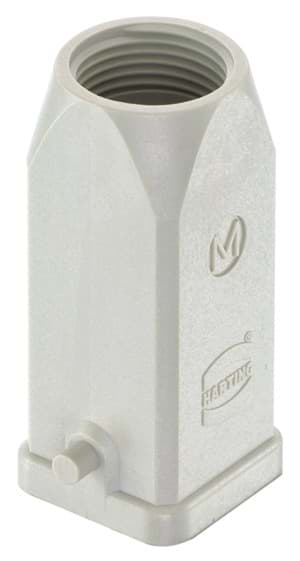 Han  3A-1LOCK kabelhuis top-invoer M20 pvc grijs
