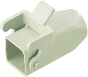 Han  3A-1LOCK koppelhuis top-invoer PG11 pvc grijs